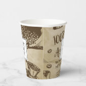 紙カスタムカップのロゴブランドコーヒーショップ 紙コップ (右)