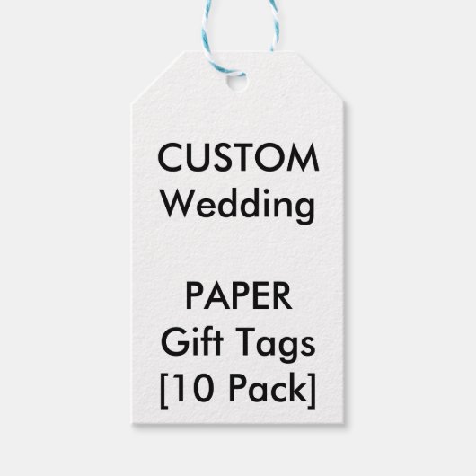 紙カスタムギフト&メッセージカード- 10ラベルパック ギフトタグ (正面)