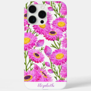 紙カスタムデイジーフローラ開花 iPhone 16 PRO MAXケース