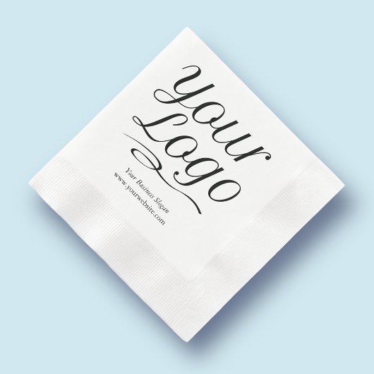 紙カスタムナプキンスとロゴ&プロモーション文字 縁ありカクテルナプキン