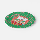 紙カスタムプレートクリスマス ペーパープレート (アングル)