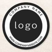 紙カスタムプロモロゴラウンドコースター ラウンドペーパーコースター (正面)