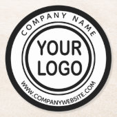 紙カスタムプロモロゴラウンドコースター ラウンドペーパーコースター (正面)