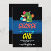 紙カスタム子ゲータートイレ招待状 招待状 (正面/裏面)