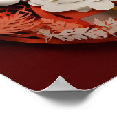 紙カットアウトサンタクロース ポスター (角)