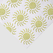 紙カットイエローサンプリント 薄葉紙 (詳細)