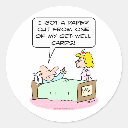 紙カットウェルカード ラウンドシール (正面)