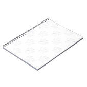 紙カットドッグポーパターン ノートブック (左側)