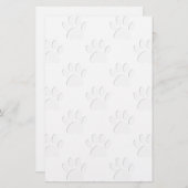 紙カットドッグポーパターン 便箋 (正面/裏面)