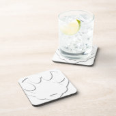 紙カットドッグポー及びハート形状 コースター (右側)