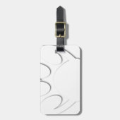 紙カットドッグポー及びハート形状 ラゲッジタグ (正面縦)