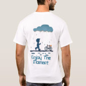 紙カットレインデイウォーク Tシャツ (裏面)