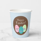 紙カップとイースターエッグ 紙コップ (裏面)