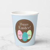 紙カップとイースターエッグ 紙コップ (正面)