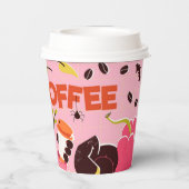 紙カップとキツネのハロウィーン 紙コップ (裏面)