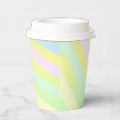 紙カップとパステルストライプ 紙コップ (右)