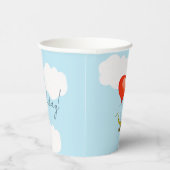 紙カップとワニキャラクター誕生日 紙コップ (右)