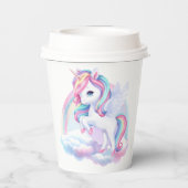 紙カップに魔法の誕生日パーティー。 紙コップ (裏面)