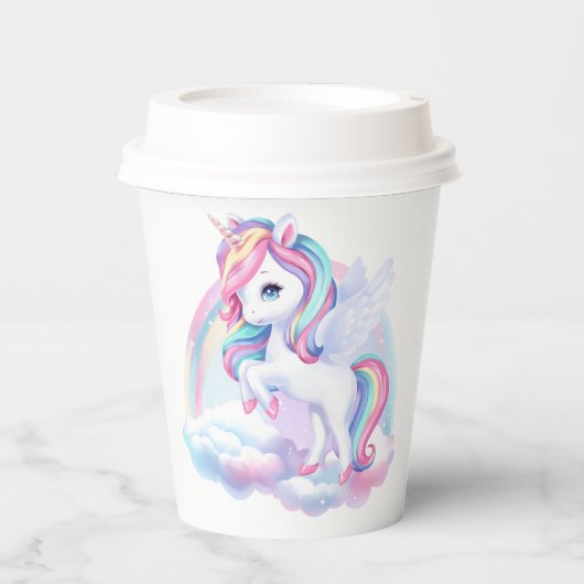 紙カップに魔法の誕生日パーティー。 紙コップ (正面)