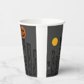 紙カップのハロウィーンシーン 紙コップ (左)