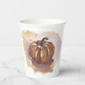 紙カップカボチャ 紙コップ (正面)