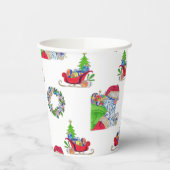 紙カップクリスマスホリデー 紙コップ (左)