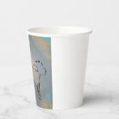 紙カップサイズ： 8oz紙カップ、ふた：なし 紙コップ (左)