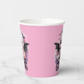 紙カップサイズ： 8oz紙カップ、ふた：なし 紙コップ (左)