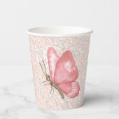 紙カップサイズ： 8oz紙カップ、ふた：なし 紙コップ (裏面)