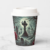 紙カップサイズ： 8oz紙カップ、ふた：ふた 紙コップ (裏面)