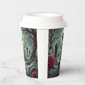 紙カップサイズ： 8oz紙カップ、ふた：ふた 紙コップ (右)