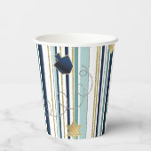 紙カップストライプ「おもしろいと」 8 oz. 紙コップ (裏面)