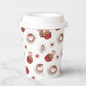 紙カップデザインコーヒーとケーキ 紙コップ (右)