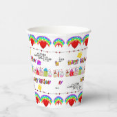 紙カップハッピーバレンタインデーハッピーバースデー 紙コップ (右)