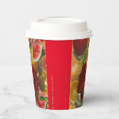 紙カップフルーツジュース 紙コップ (左)