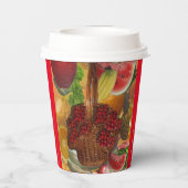 紙カップフルーツジュース 紙コップ (裏面)