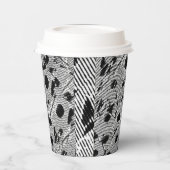 紙カップブラックドット 紙コップ (左)