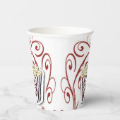 紙カップポップコーン 紙コップ (右)