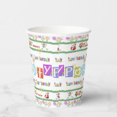 紙カップメリークリスマスハッピーバースデー 紙コップ (右)