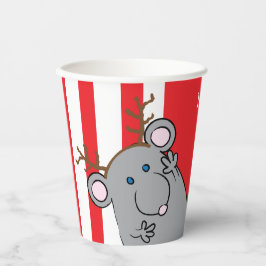 紙カップメリー"ChristMouse" 8 oz. 紙コップ