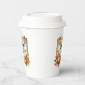 紙カップ素朴秋ベビーシャワーカップ – "ベビーI 紙コップ (左)