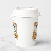 紙カップ素朴秋ベビーシャワーカップ – "ベビーI 紙コップ (右)