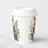 紙カップ素朴秋ベビーシャワーカップ 紙コップ (右)