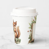 紙カップ素朴秋ベビーシャワーカップ 紙コップ (左)