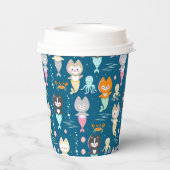 紙カップ航海のテーマの誕生日。 紙コップ (裏面)