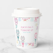 紙カップ航海のテーマの誕生日。 紙コップ (裏面)