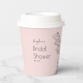 紙カップ花嫁シャワー。 紙コップ