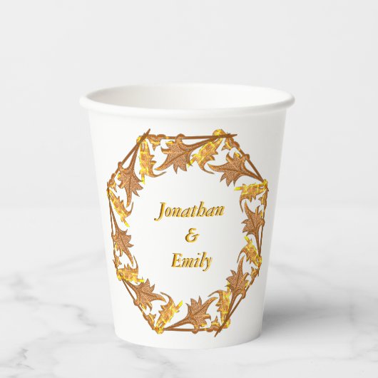 紙カップ – ゴールデンアニバーサリーサークルズ 紙コップ (正面)