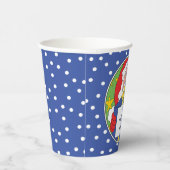 紙カップ"サンタプレゼント" 8oz. 紙コップ (右)