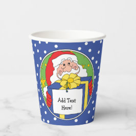 紙カップ"サンタプレゼント" 8oz. 紙コップ